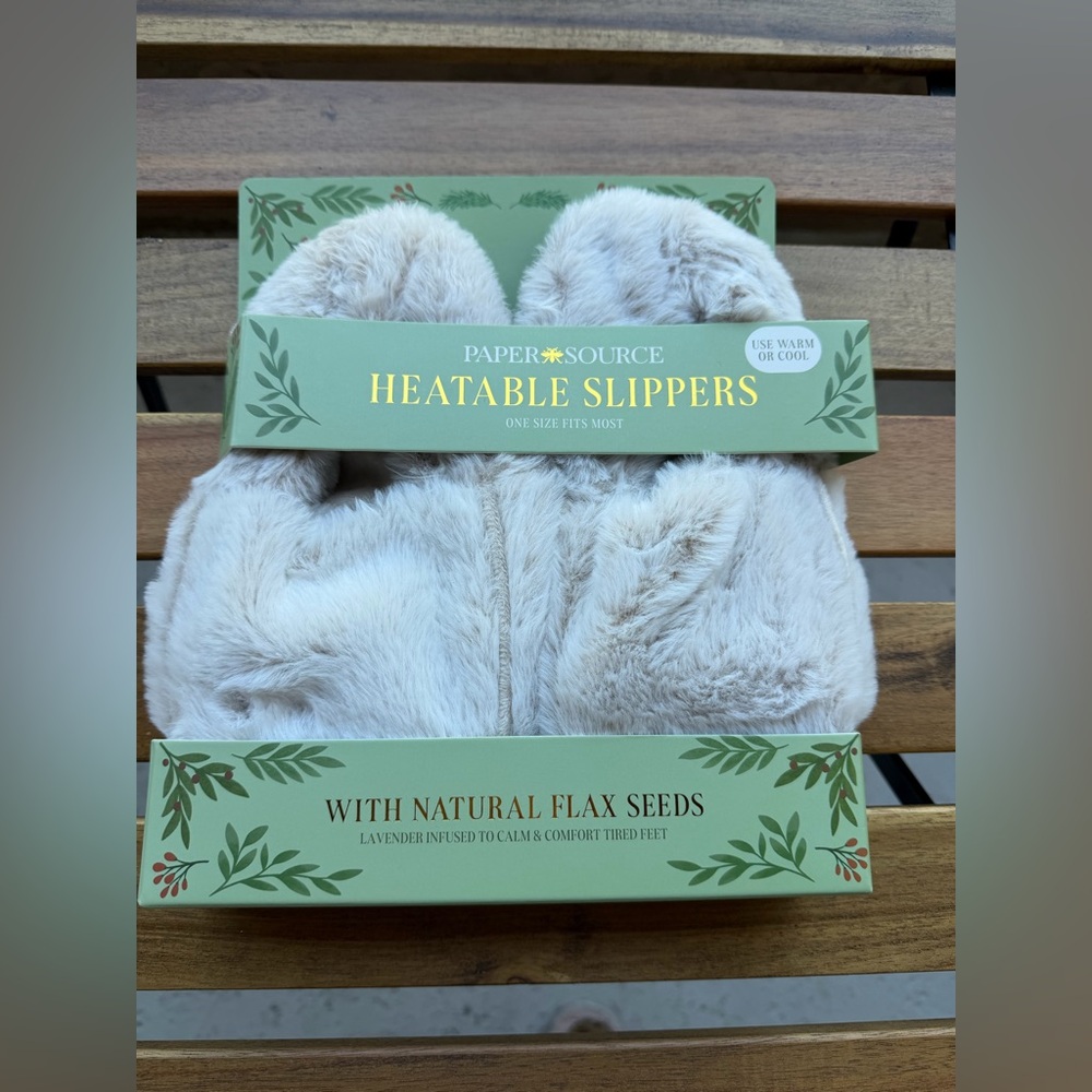Paper Source Heatable Slippers